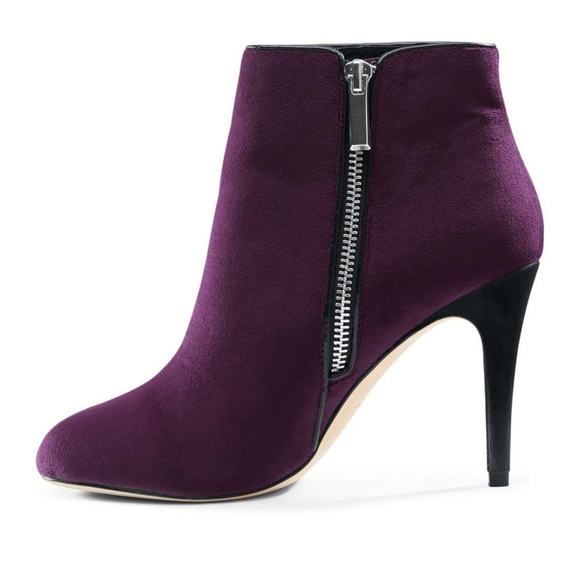 Beautiful Velvet Lands' End Stilleto Booties - Picture 5 of 6